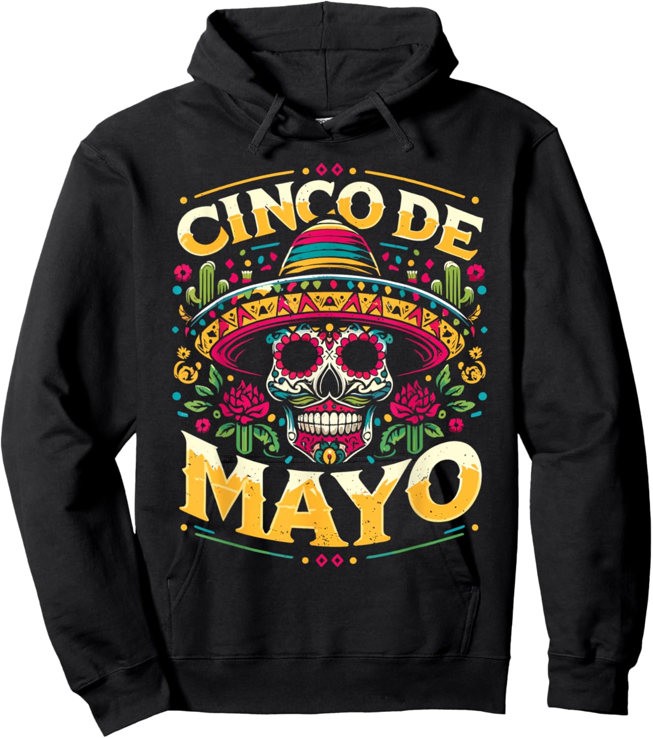 Cinco De Mayo Fiesta Fun Family Match 5 De Mayo Hoodie - Hoodie | Black