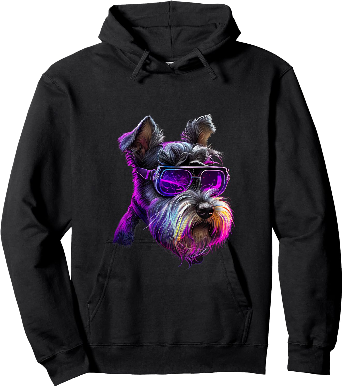 Miniature Schnauzer Dogs Miniature Schnauzers Hoodie - Hoodie | Black