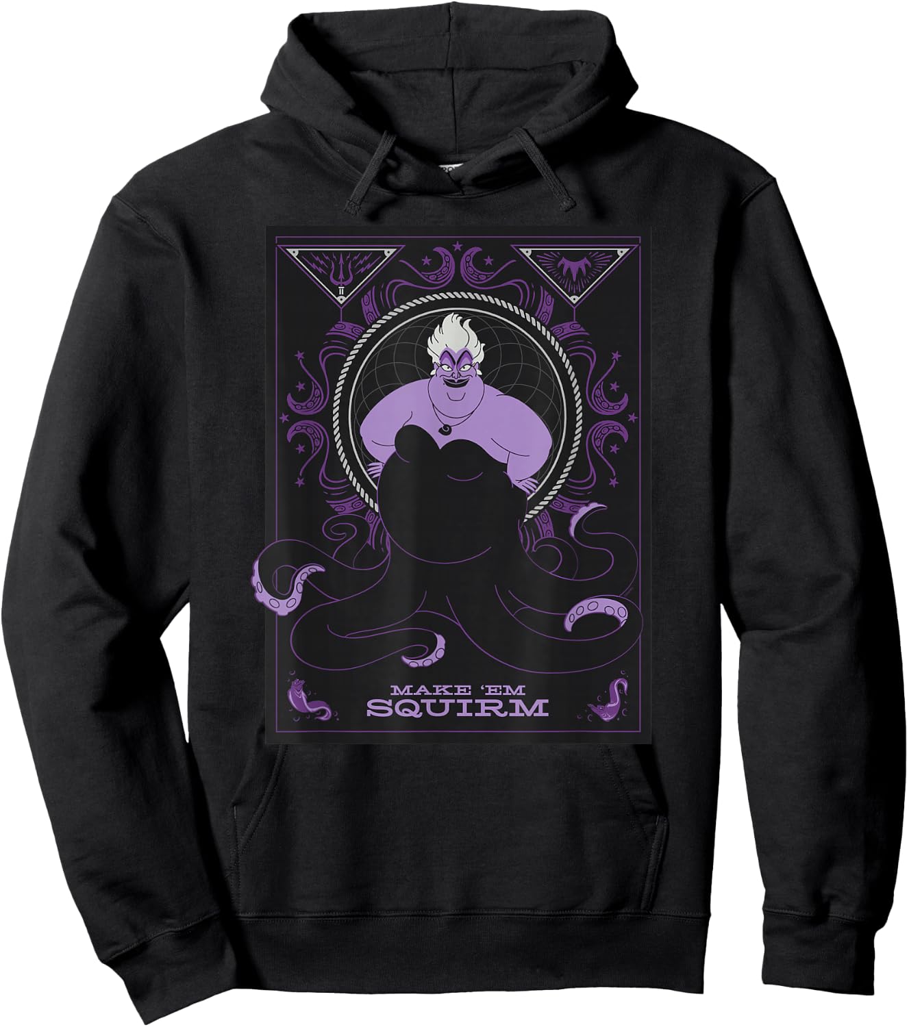 Disney Villains Ursula The Little Mermaid Make ‘Em Squirm Hoodie - Hoodie | Black