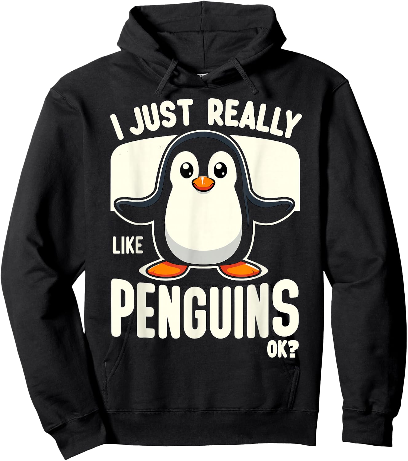 I just really like Penguins ok? Hoodie - Hoodie | Black