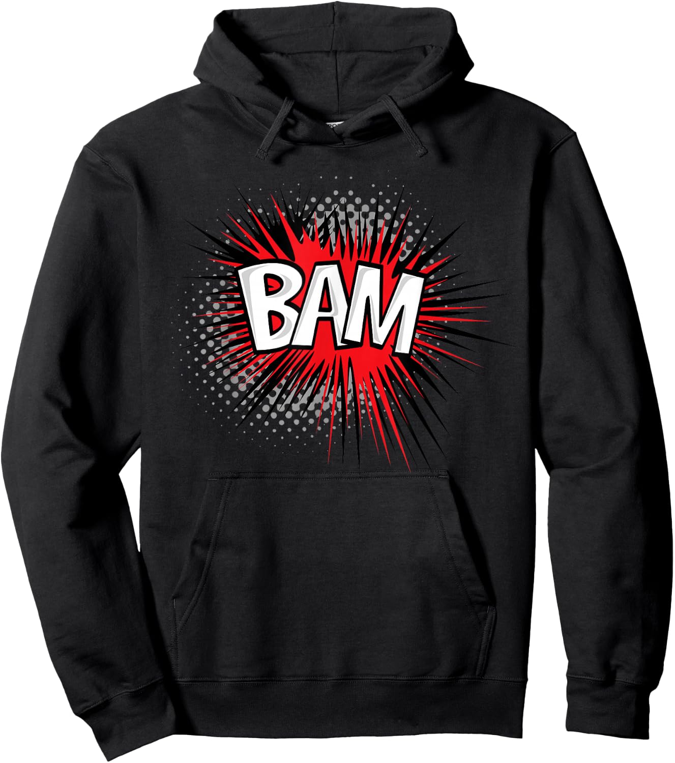 BAM! Iconic Comic Fun Shirt Hoodie - Hoodie | Black