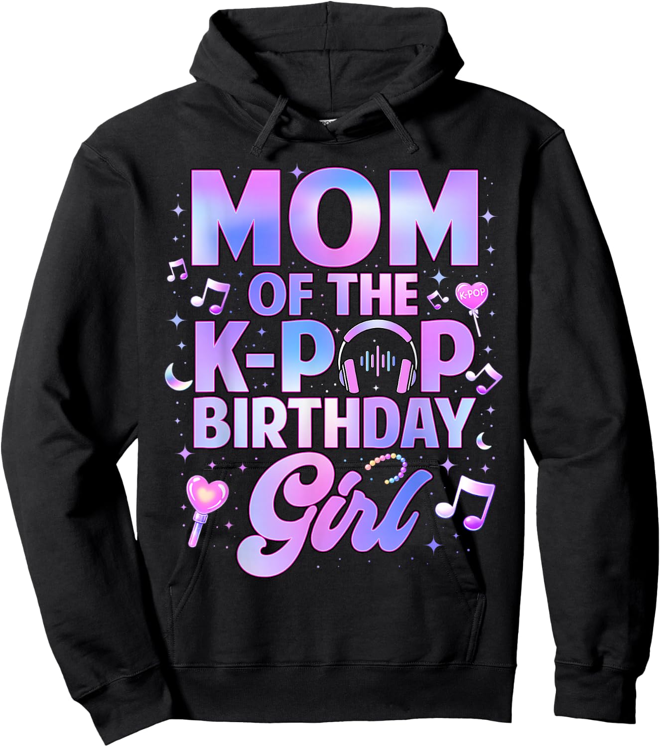 T-Shirt Hoodie - Hoodie | Black