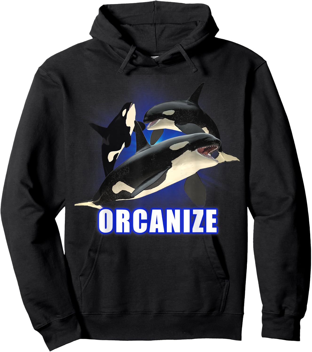ORCANIZE Orcas Organzie Support Hoodie - Hoodie | Black