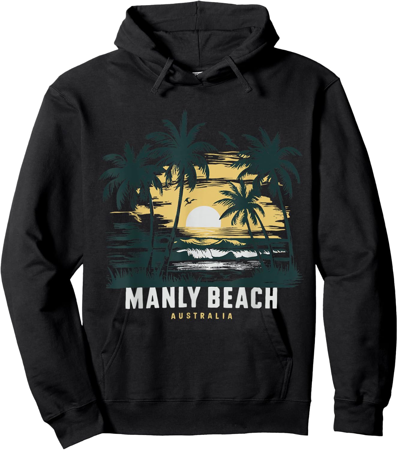 Australia Manly Beach Hoodie - Hoodie | Black