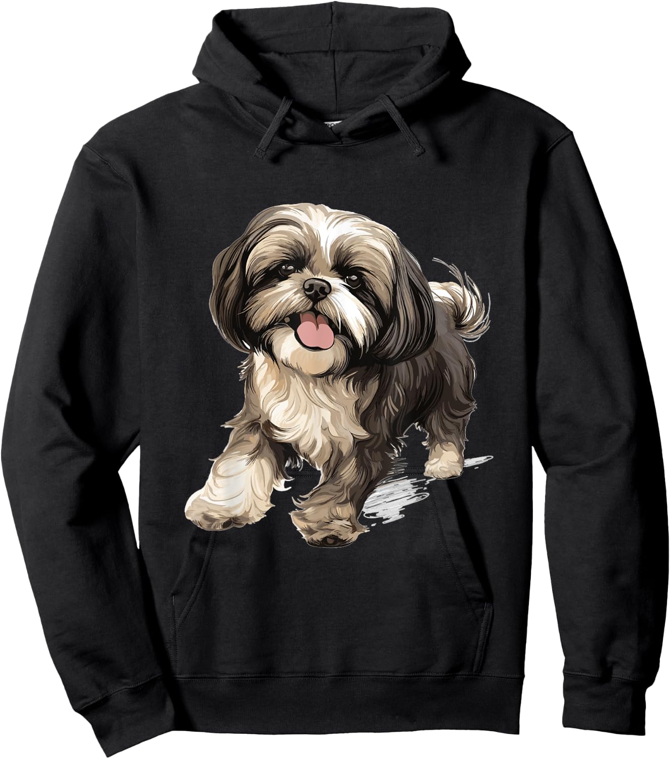 Shih Tzu Hsi Shih dog Pet Dog Breed Cute Graphic Women Kids Hoodie - Hoodie | Black