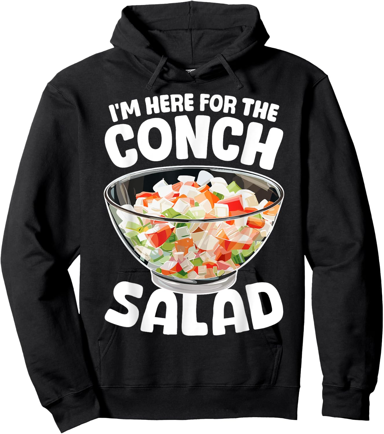 Conch Salad Bahamian Food Hoodie - Hoodie | Black