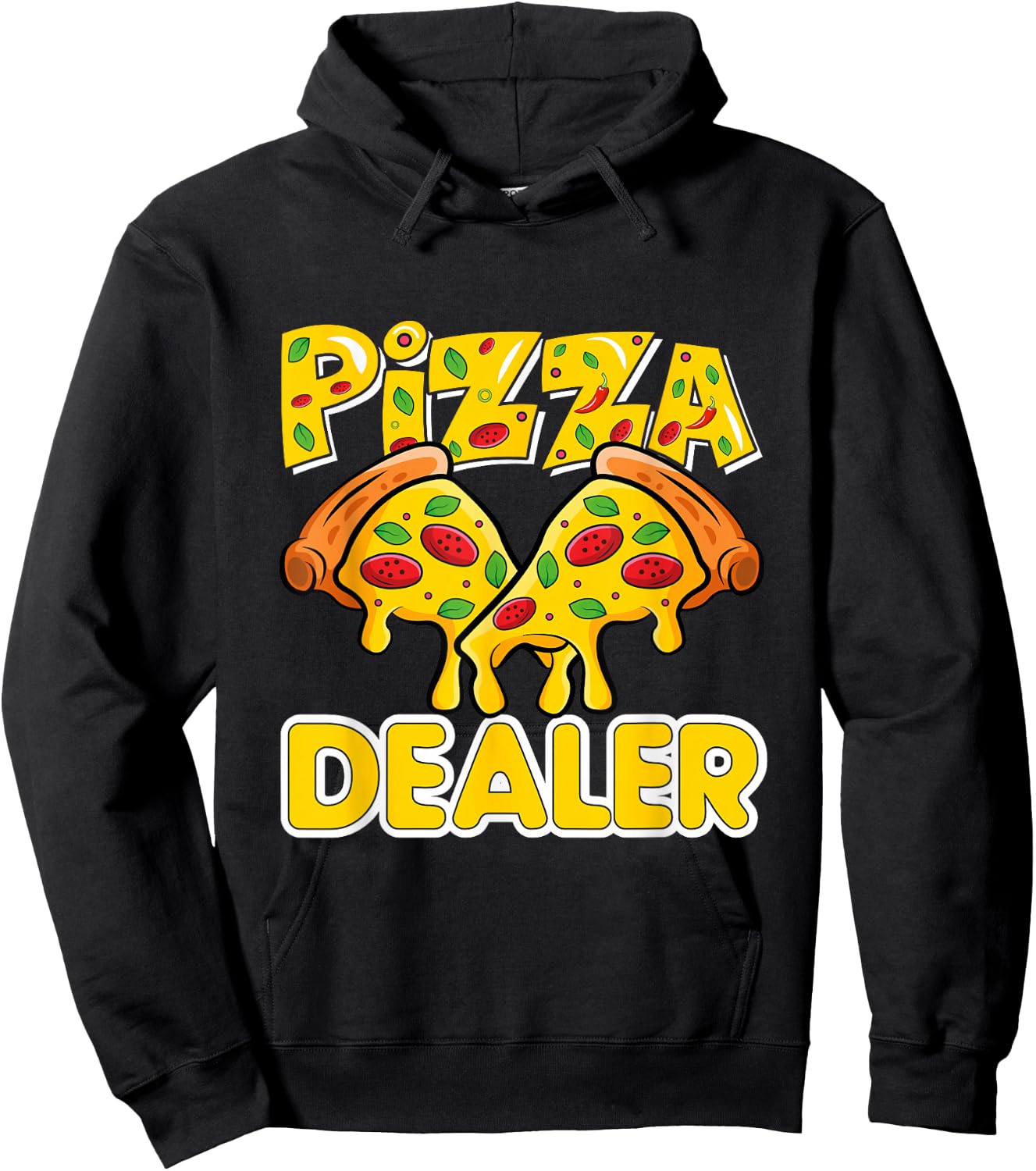 Pizza Dealer Pizza Lover Hoodie - Hoodie | Black