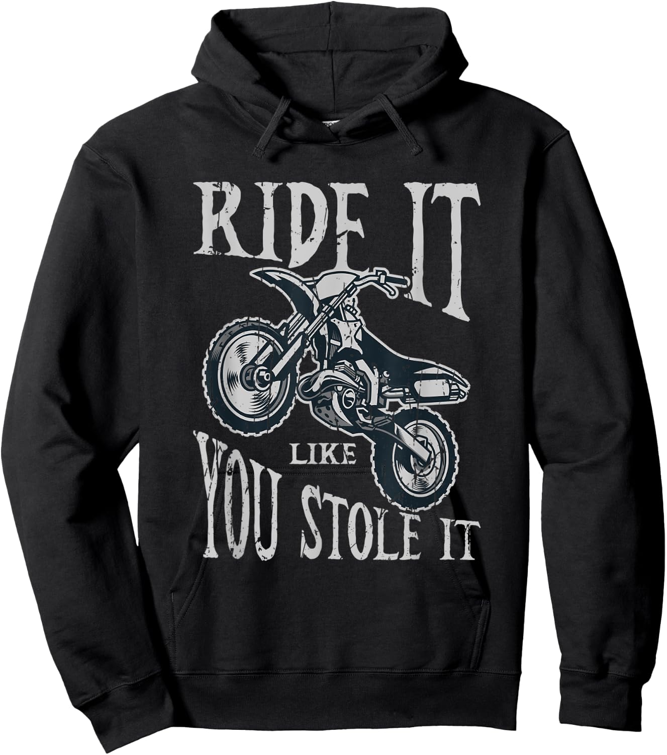 Ride it like you stole it - motorcycles Hoodie - Hoodie | Black