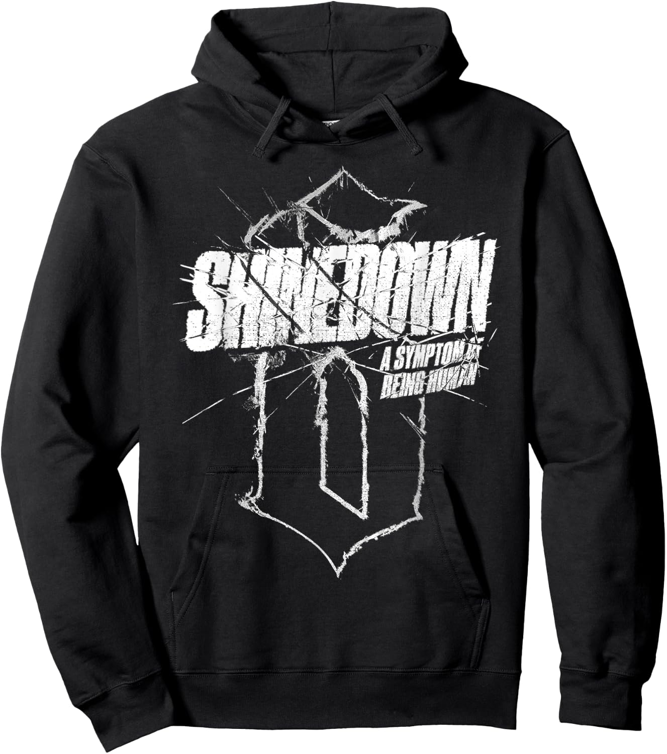 Shinedown Shattered Logo Hoodie - Hoodie | Black