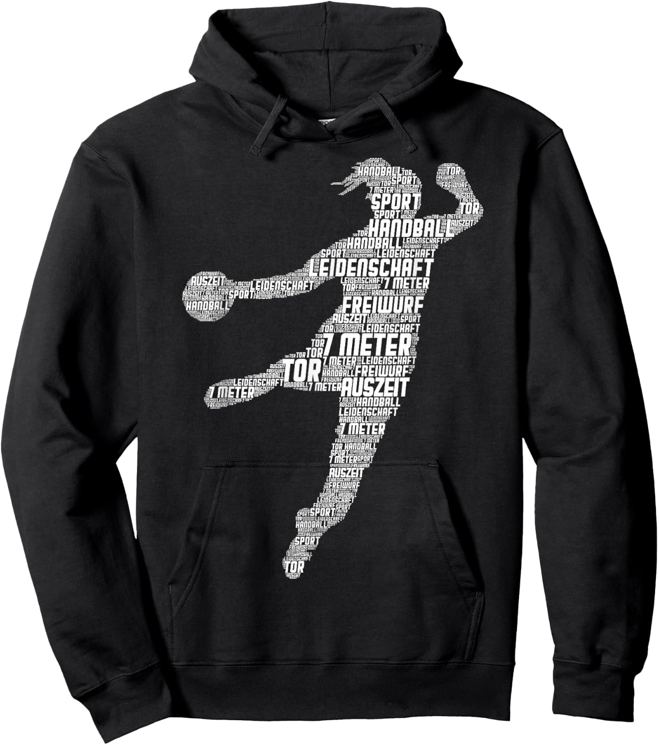 Handball Handballerin Handballspieler Mädchen Frauen Kinder Hoodie - Hoodie | Black