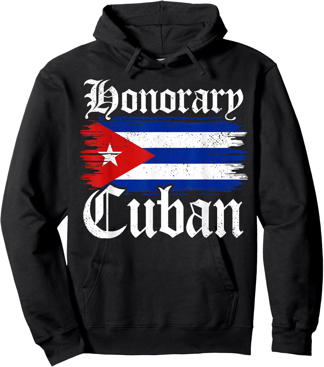 Honorary Cuban Retro Funny Wedding Cuban By Marriage Hoodie - Hoodie | Black