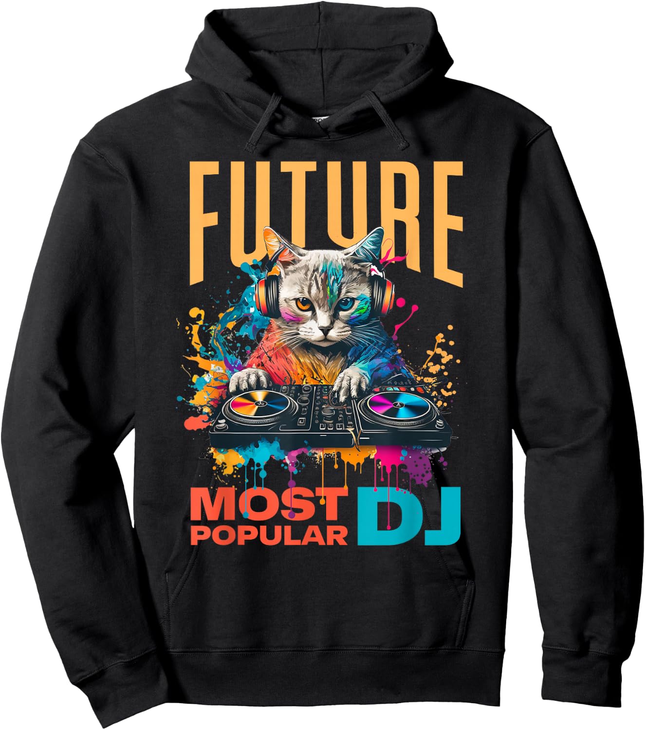 Future Most Popular DJ, Beginner And Child DJ , Black, S Hoodie - Hoodie | Black