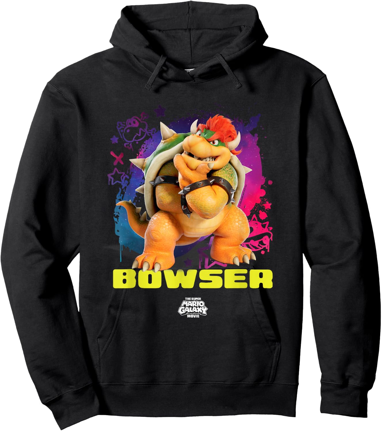 The Super Mario Galaxy Movie Cool Bowser Hoodie - Hoodie | Black