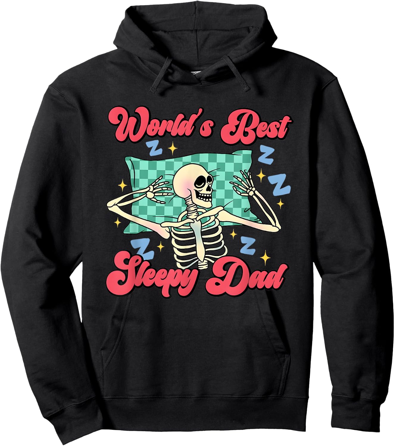 World's Best Sleepy Dad Hoodie - Hoodie | Black