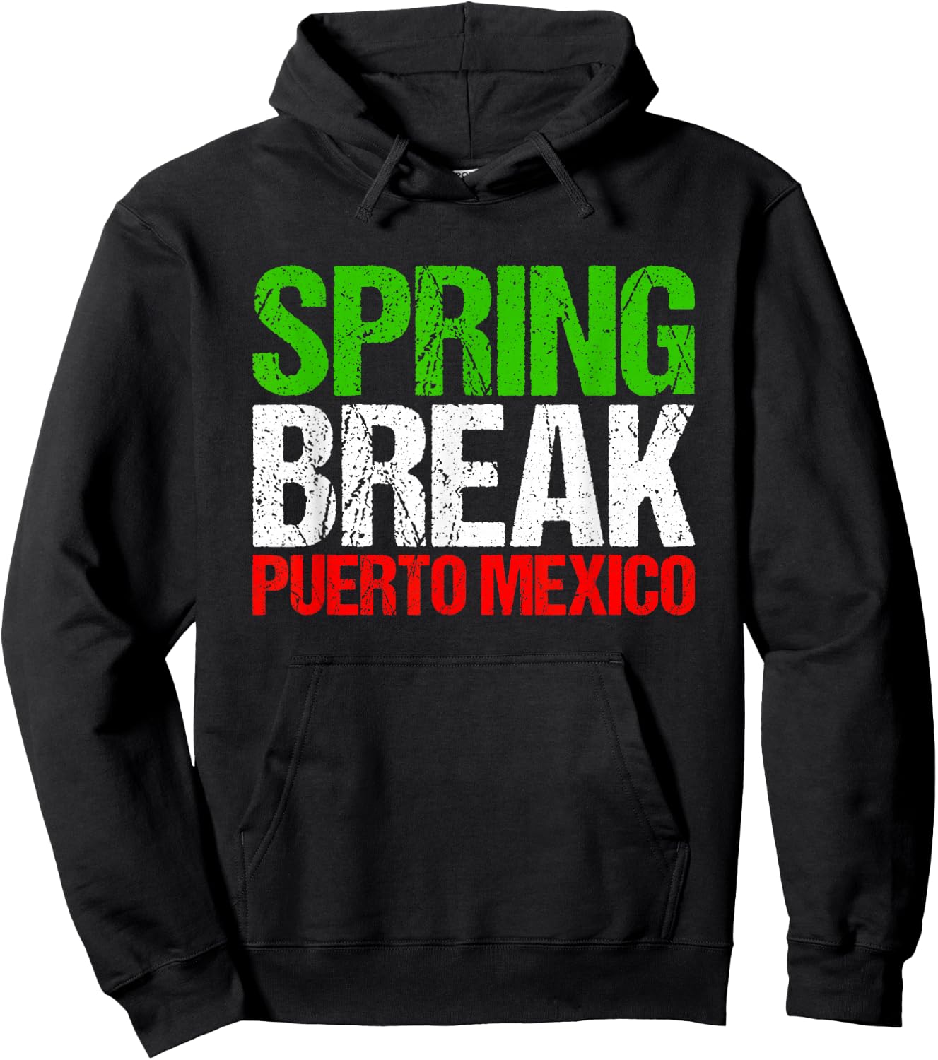 Spring Break Puerto Mexiko Hoodie - Hoodie | Black