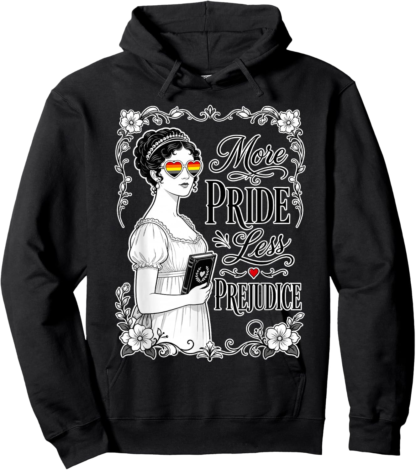 More Pride Less Prejudice Hoodie - Hoodie | Black