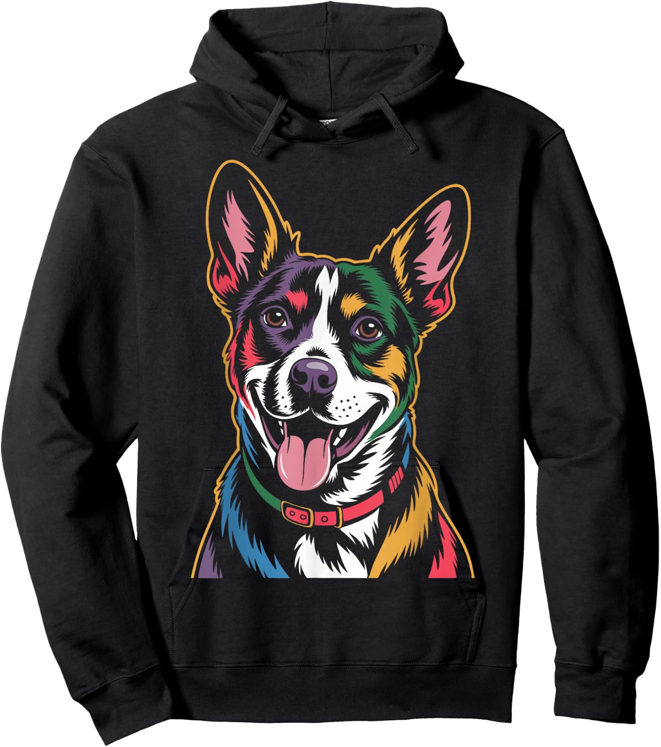 Colorful Jack Russell Terrier Hoodie - Hoodie | Black