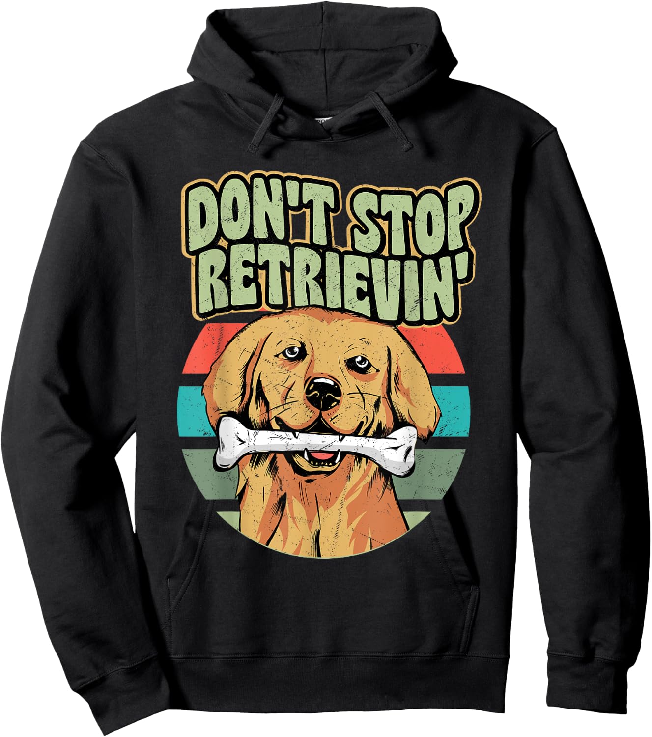Don't Stop Retrievin' Owner Golden Retriever Hoodie - Hoodie | Black