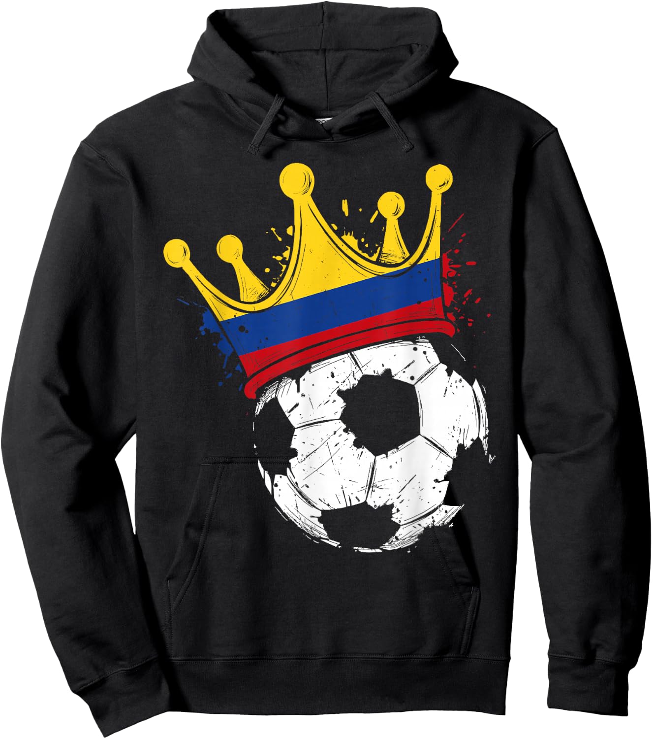 Colombian Flag Novelty Colombia Hoodie - Hoodie | Black