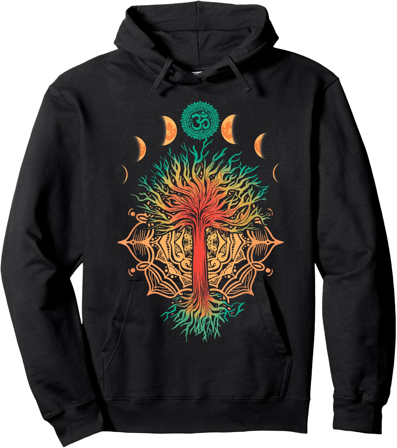 Goa Trance - Tree of Life - Goa Psytrance , blue Hoodie - Hoodie | Black