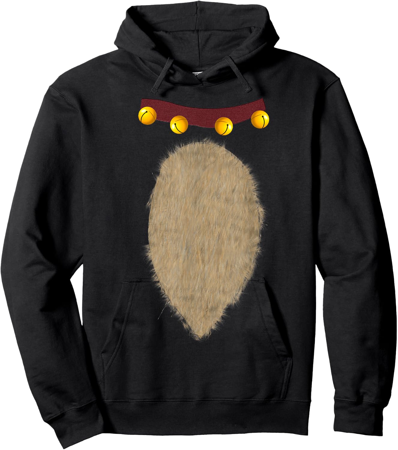 Christmas Reindeer Costume Hoodie - Hoodie | Black