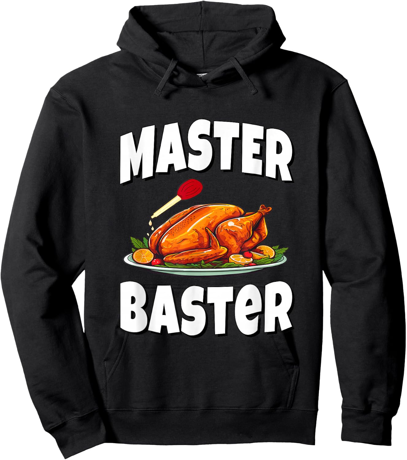 Master Baster - Thanksgiving Turkey Hoodie - Hoodie | Black