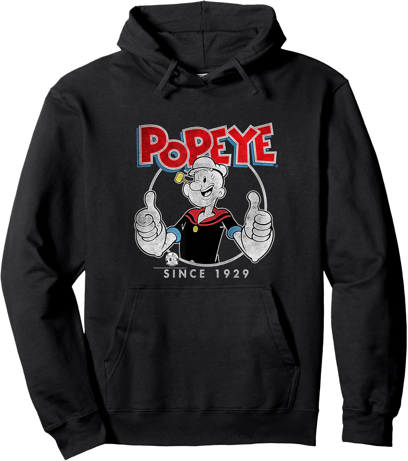 Popeye Since 1929#34107 Hoodie - Hoodie | Black