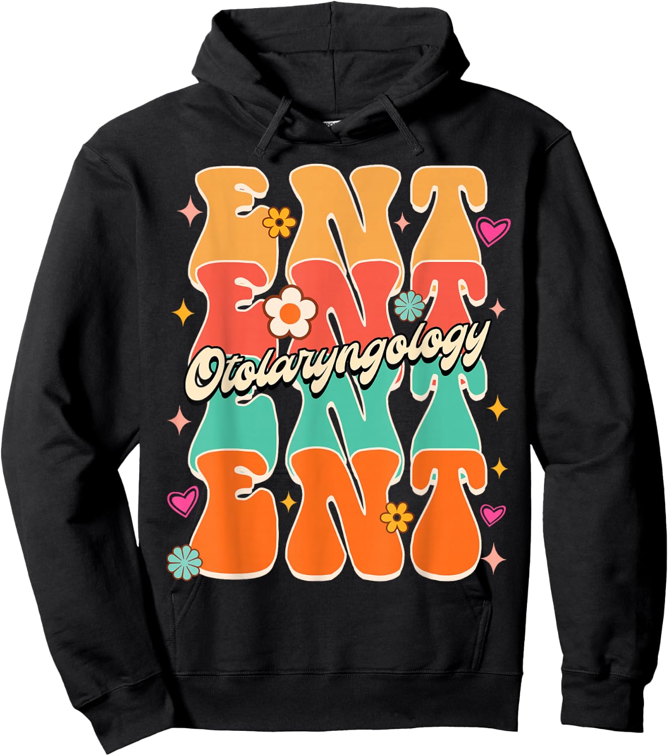 Otolaryngologist Otolaryngology Doctor ENT Ear Nose Throat Hoodie - Hoodie | Black