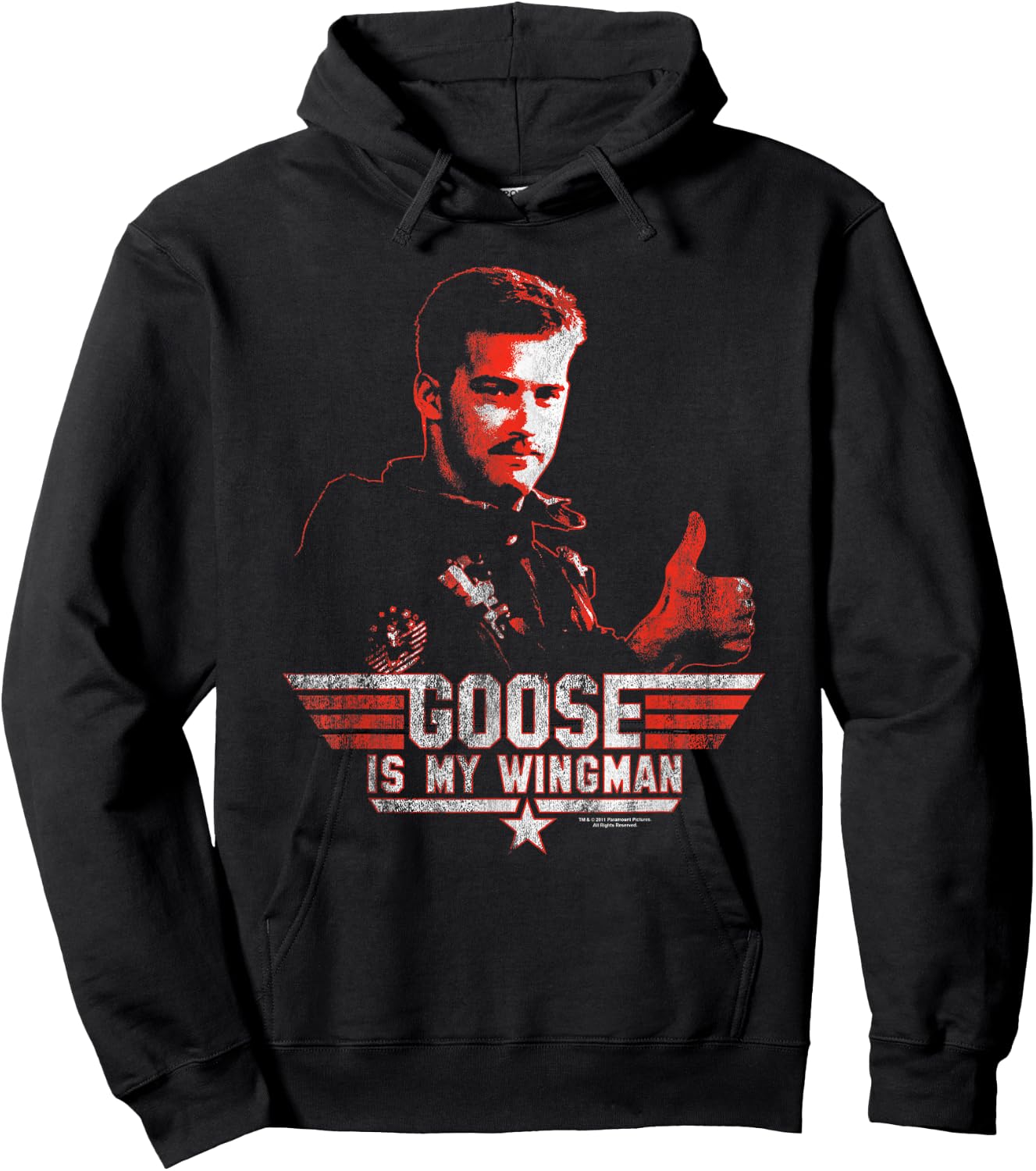 Top Gun Wingman Goose Hoodie - Hoodie | Black