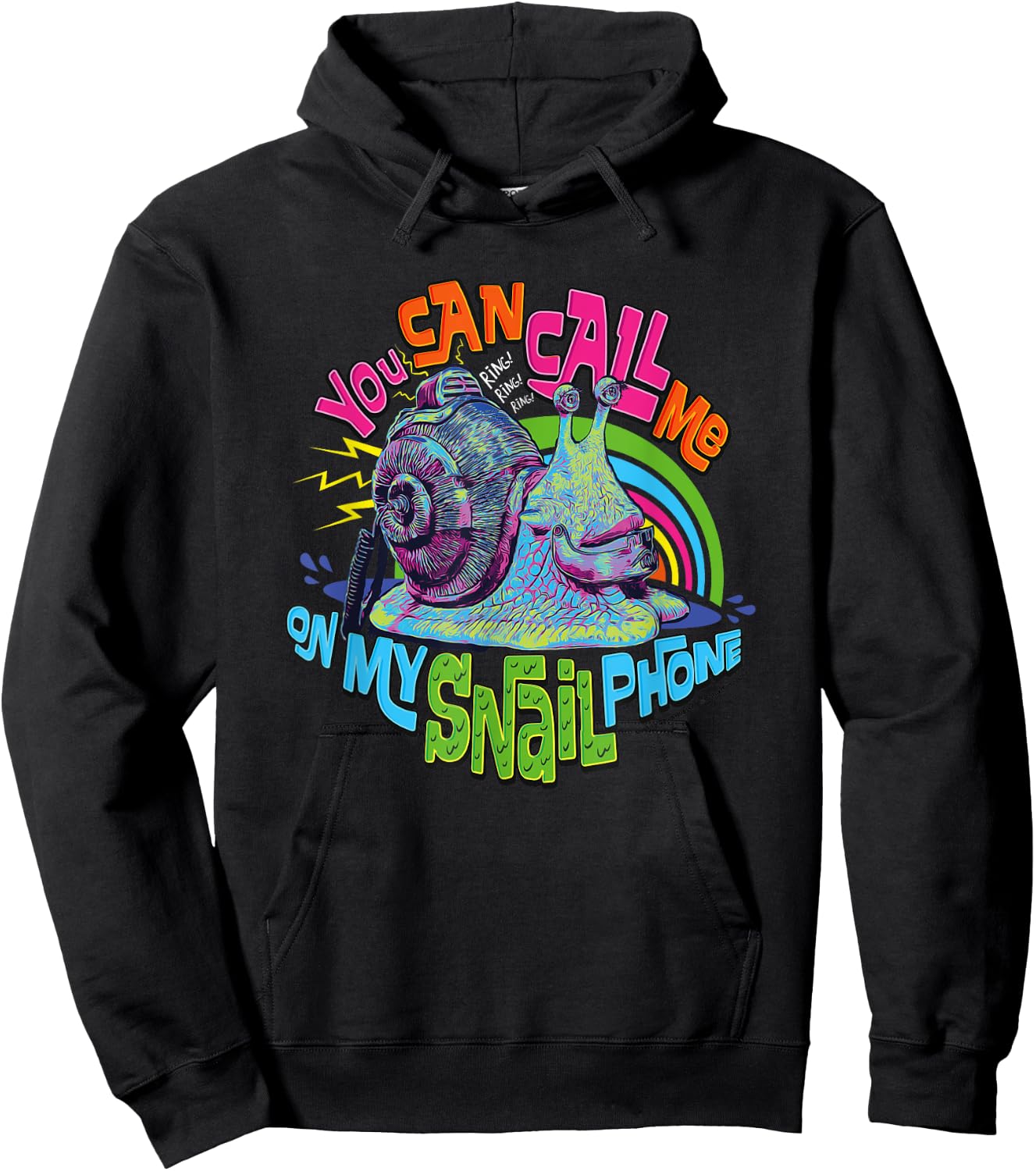 One Piece Call Me On My Snail Phone Den Mushi Anime , Blue, S Hoodie - Hoodie | Black