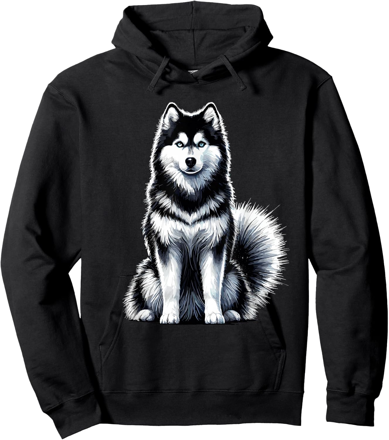 Siberian Husky Siberian Huskies Hoodie - Hoodie | Black