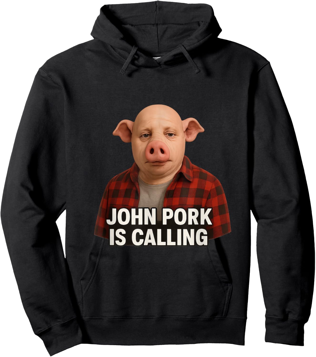 John Pork Is Calling Hoodie - Hoodie | Black
