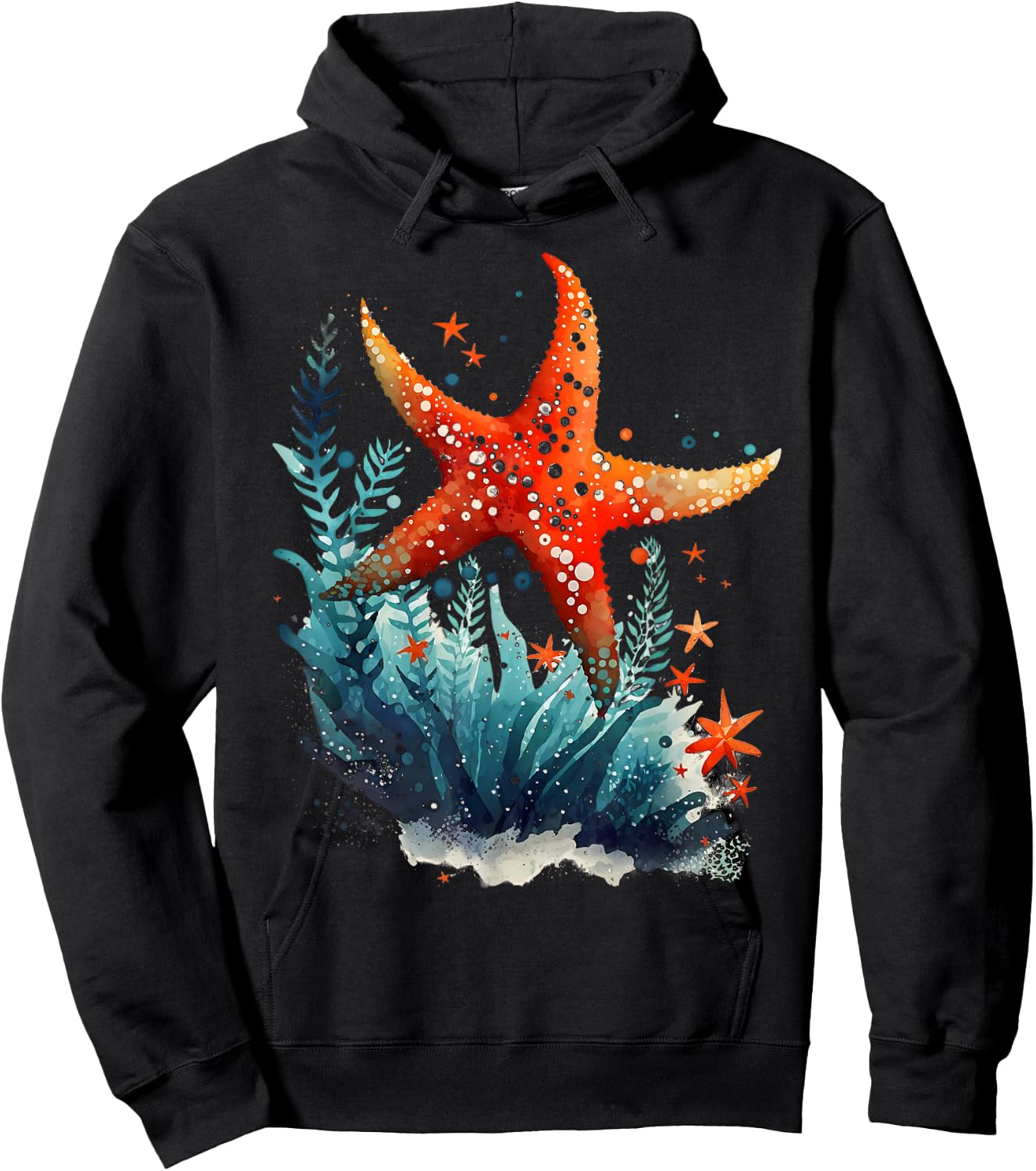 Starfish Costume Adult Women Kids Starfish T Shirt Hoodie - Hoodie | Black