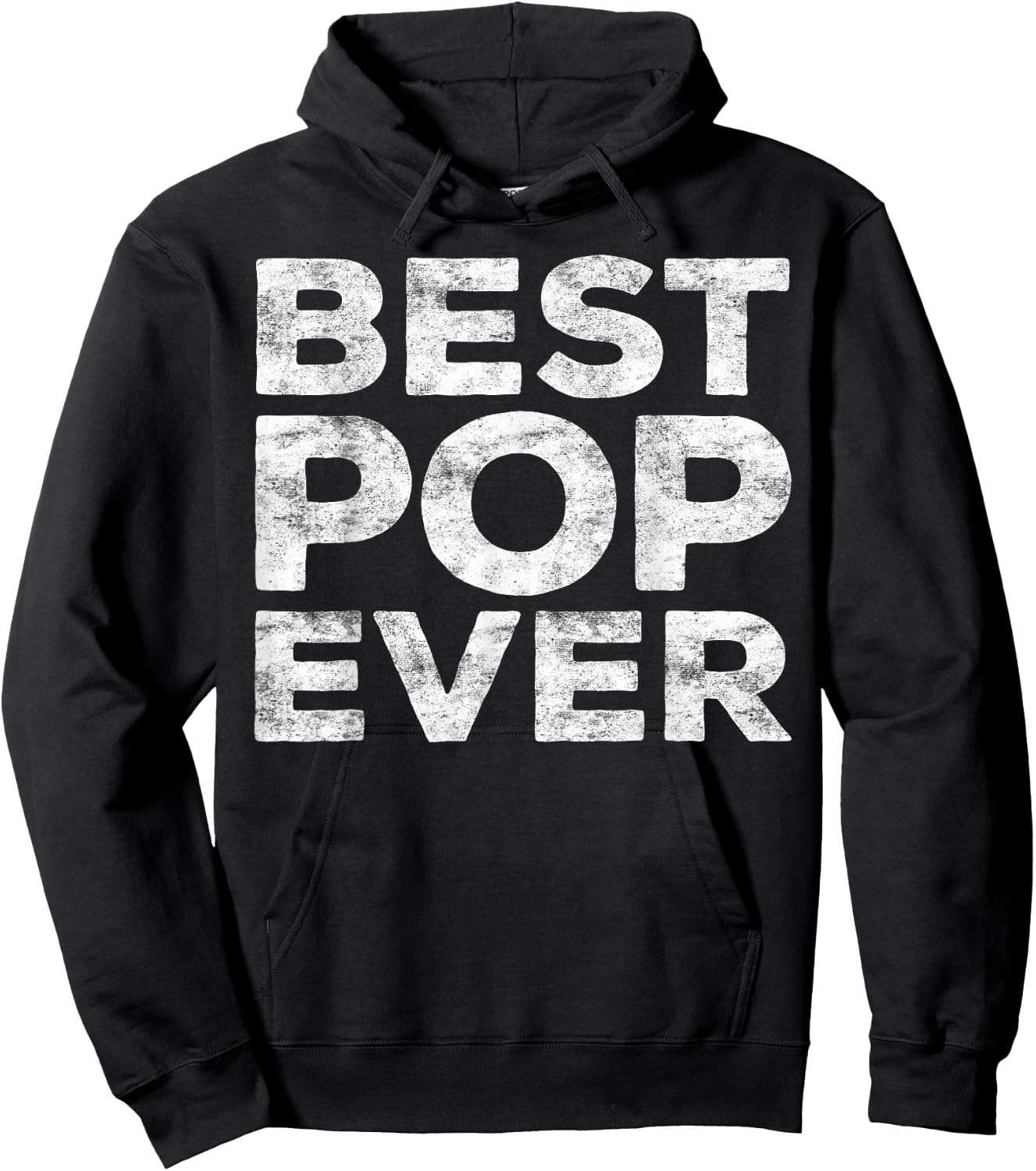 Best Pop Ever Shirt Men Fathers Day Grandpa Hoodie - Hoodie | Black