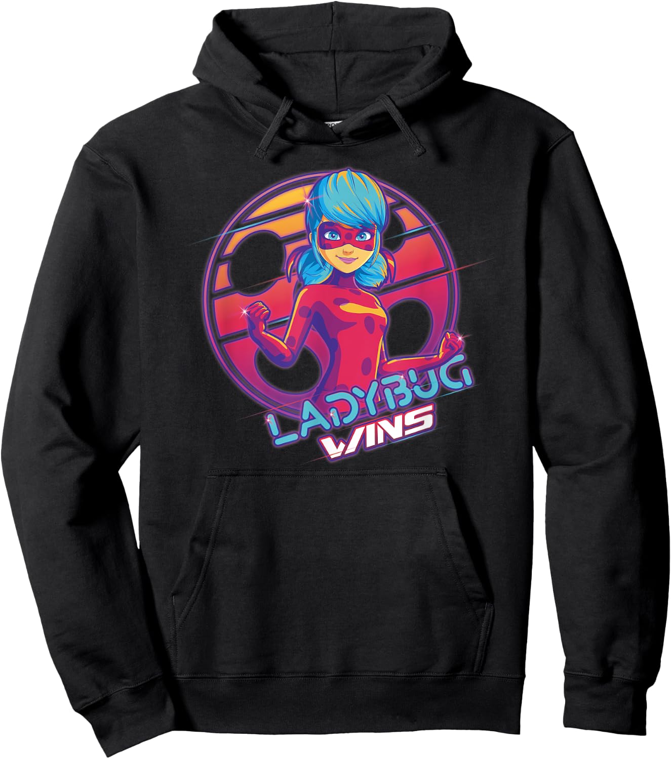 Miraculous Ladybug - Gamer Collection - Ladybug Wins Hoodie - Hoodie | Black