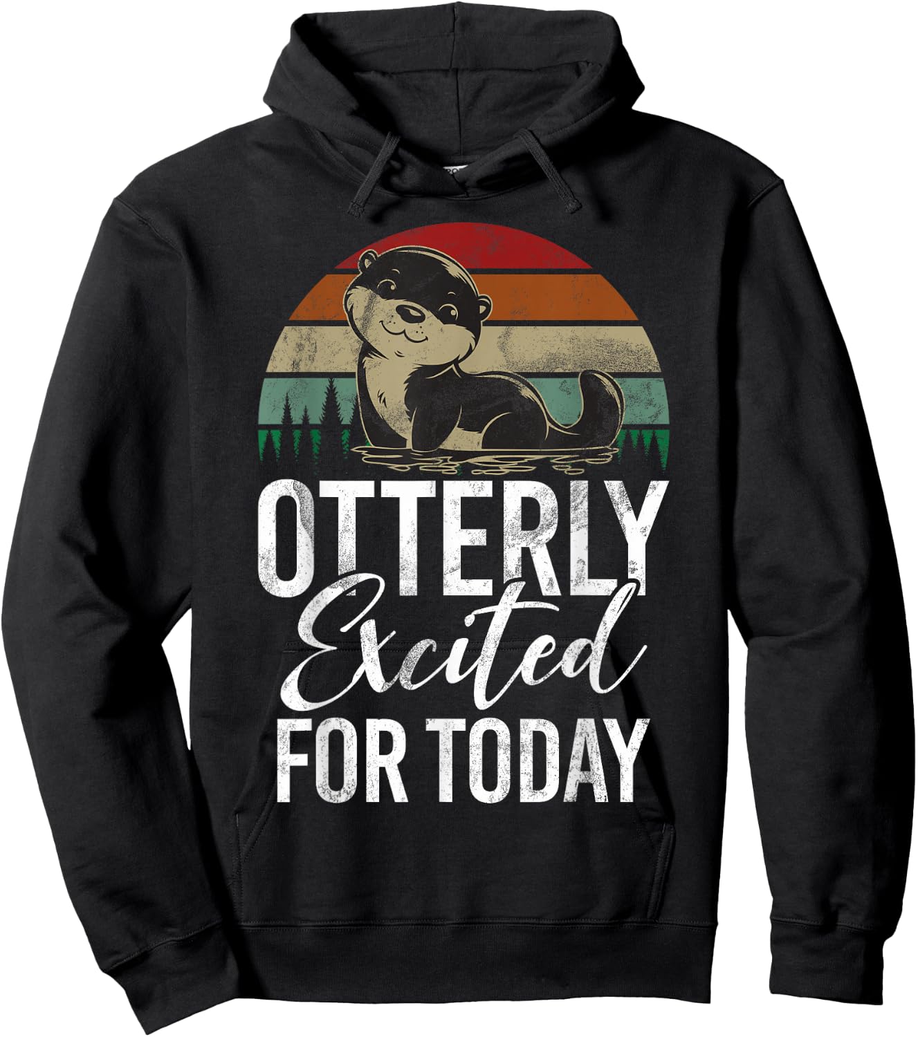 Otterly excited for Today Otter Hoodie - Hoodie | Black