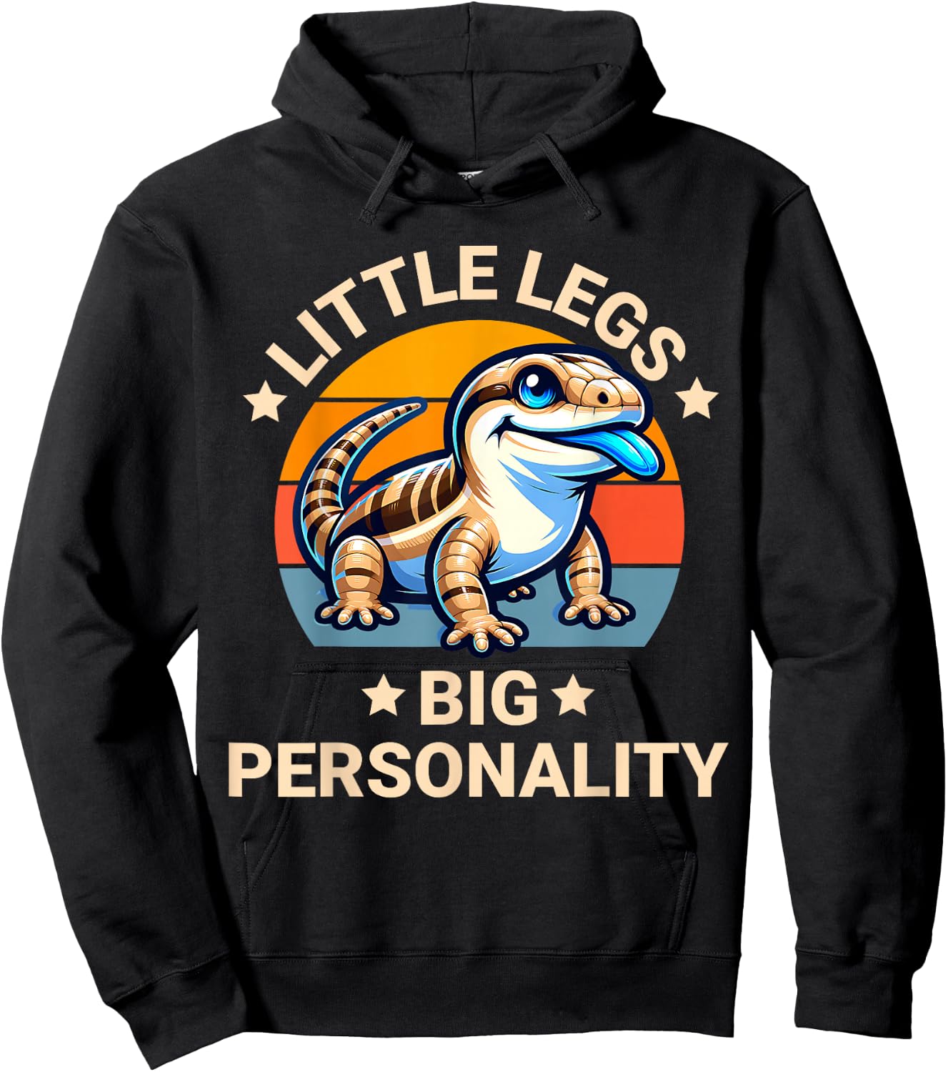 Blue Tongue Skink Owner Hoodie - Hoodie | Black