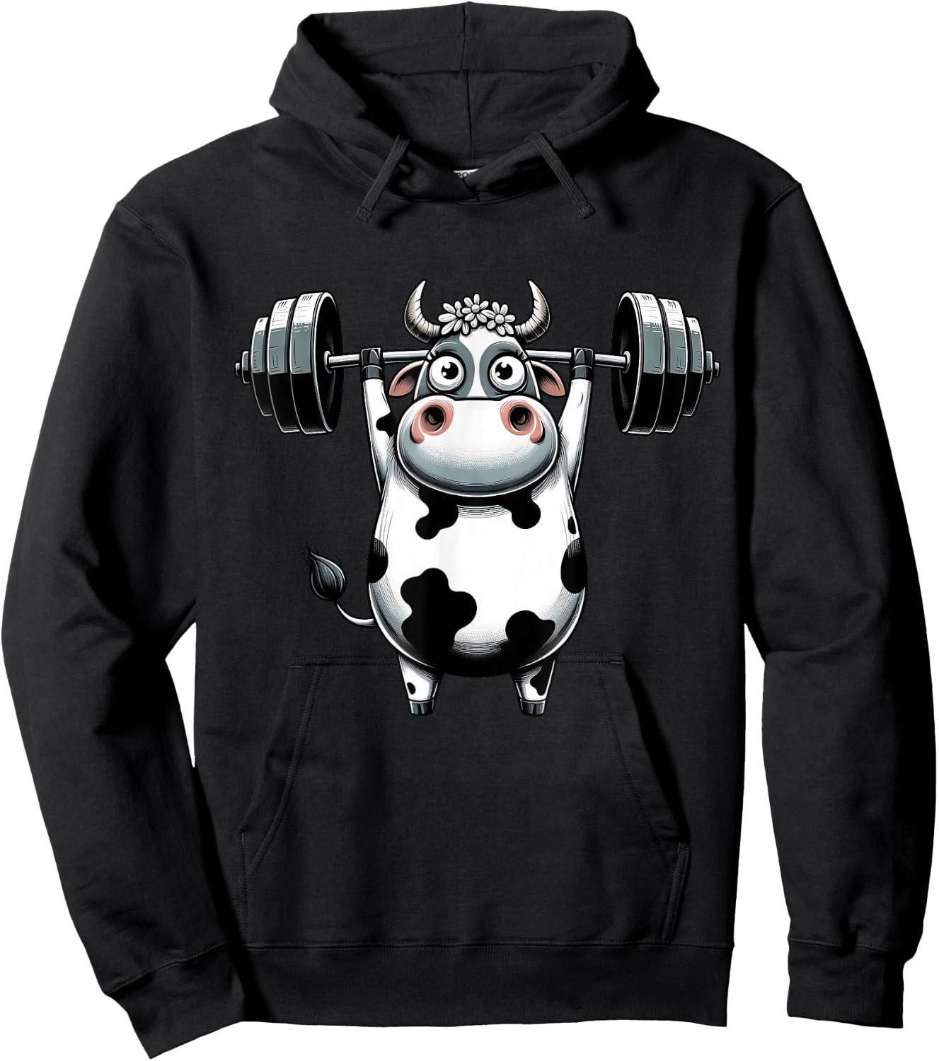 T-Shirt Hoodie - Hoodie | Black