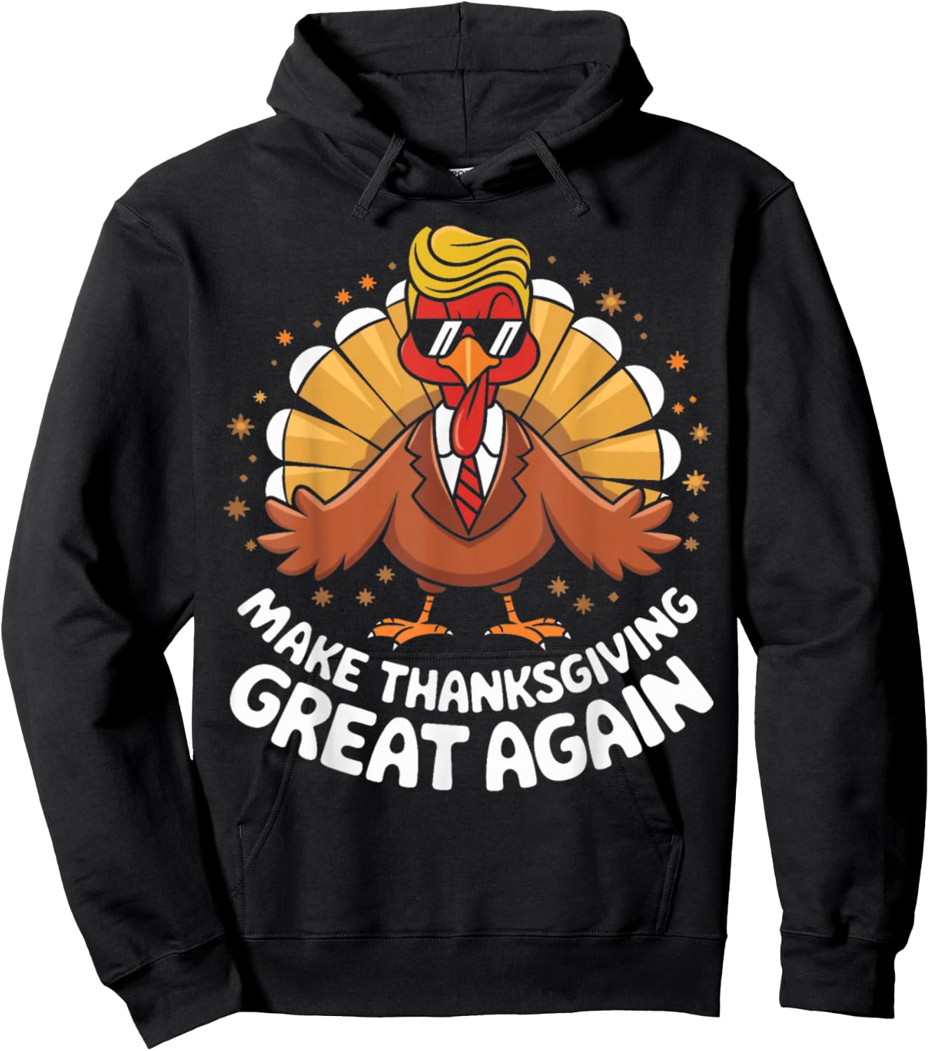 Make Thanksgiving Great Again Hoodie - Hoodie | Black