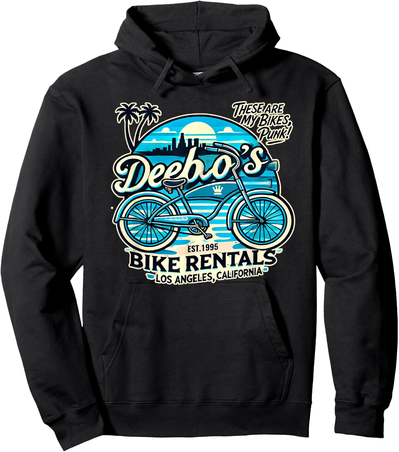 Deebo's Bike Rentals Los Angeles 1995 Magasin de vélos Hoodie - Hoodie | Black