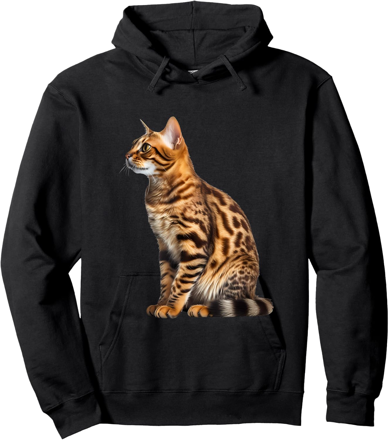 Bengalkatzen-Porträt Hoodie - Hoodie | Black