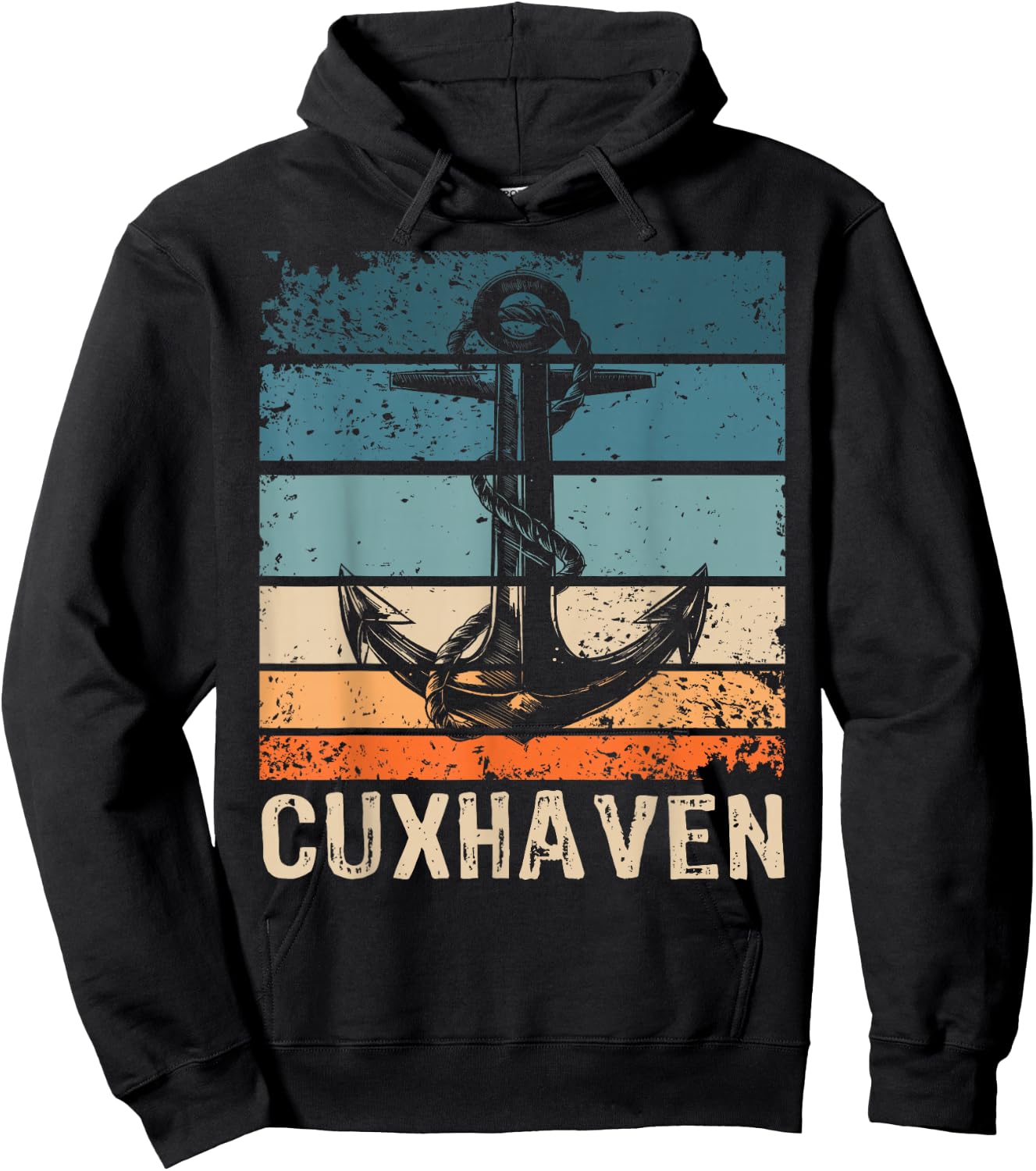 Funny Cuxhavener Sayings North Sea Coast City Cuxhaven , black Hoodie - Hoodie | Black