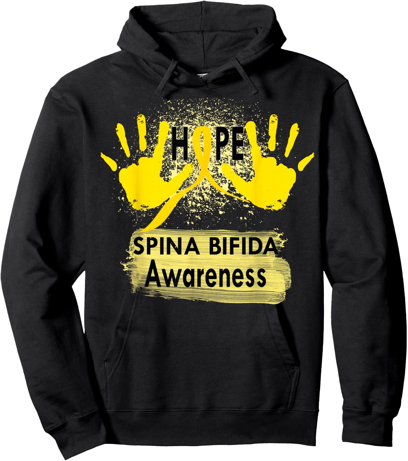 Spina Bifida Awareness Hoodie - Hoodie | Black
