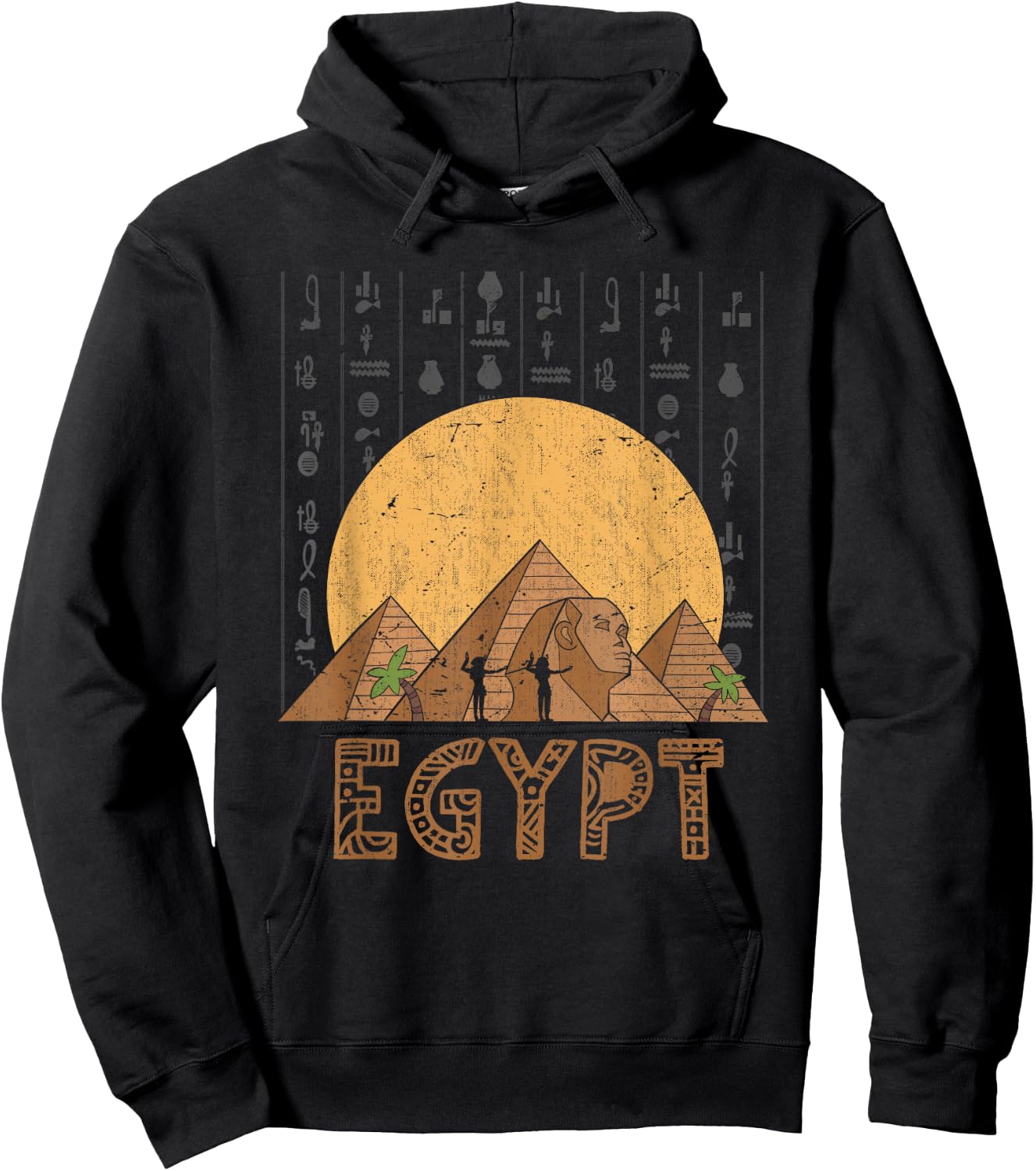 Ägyptische Pyramiden Sphinx Pharao Ägypter Geschenk Ägypten Hoodie - Hoodie | Black