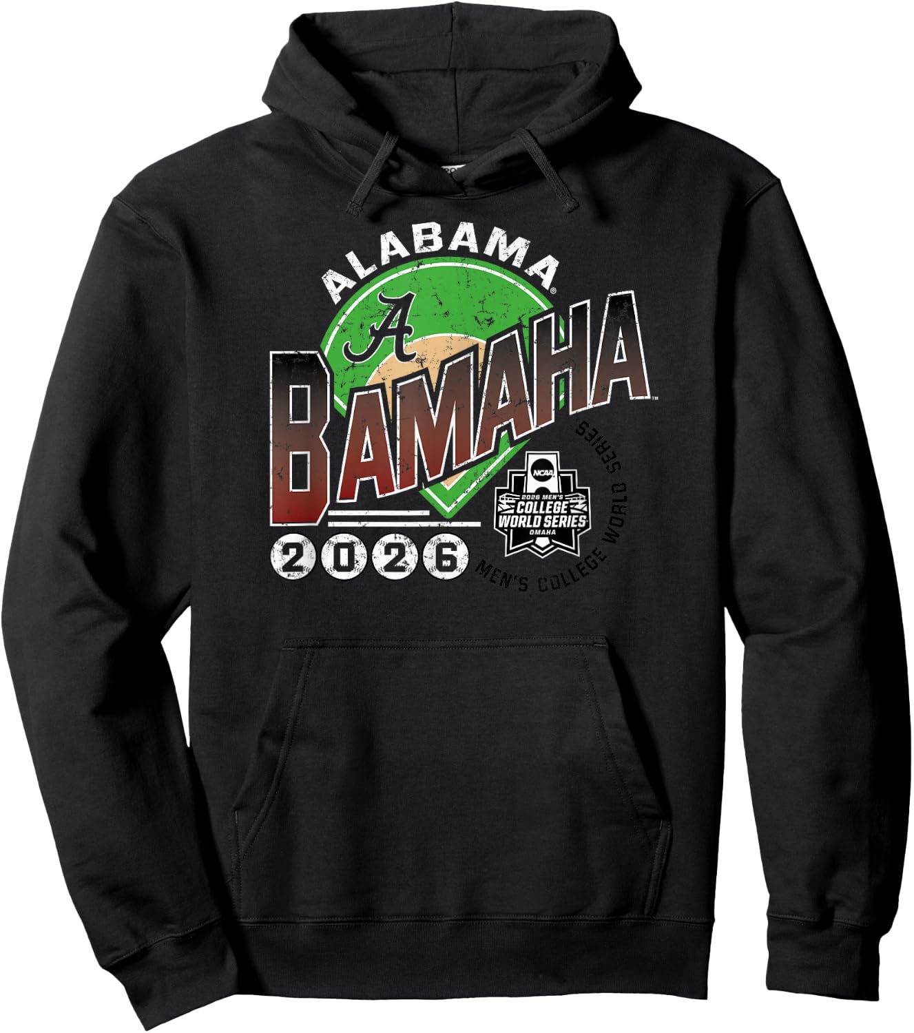 Alabama Crimson Tide College World Series 2026 CWS Bamaha Hoodie - Hoodie | Black