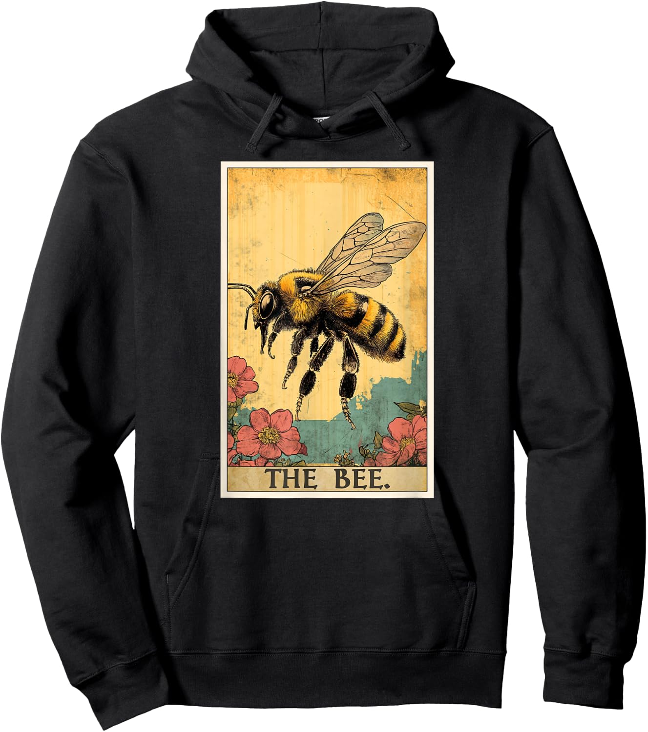 Honey Bee Tarot Card Honey Bees Honey Bee Hoodie - Hoodie | Black