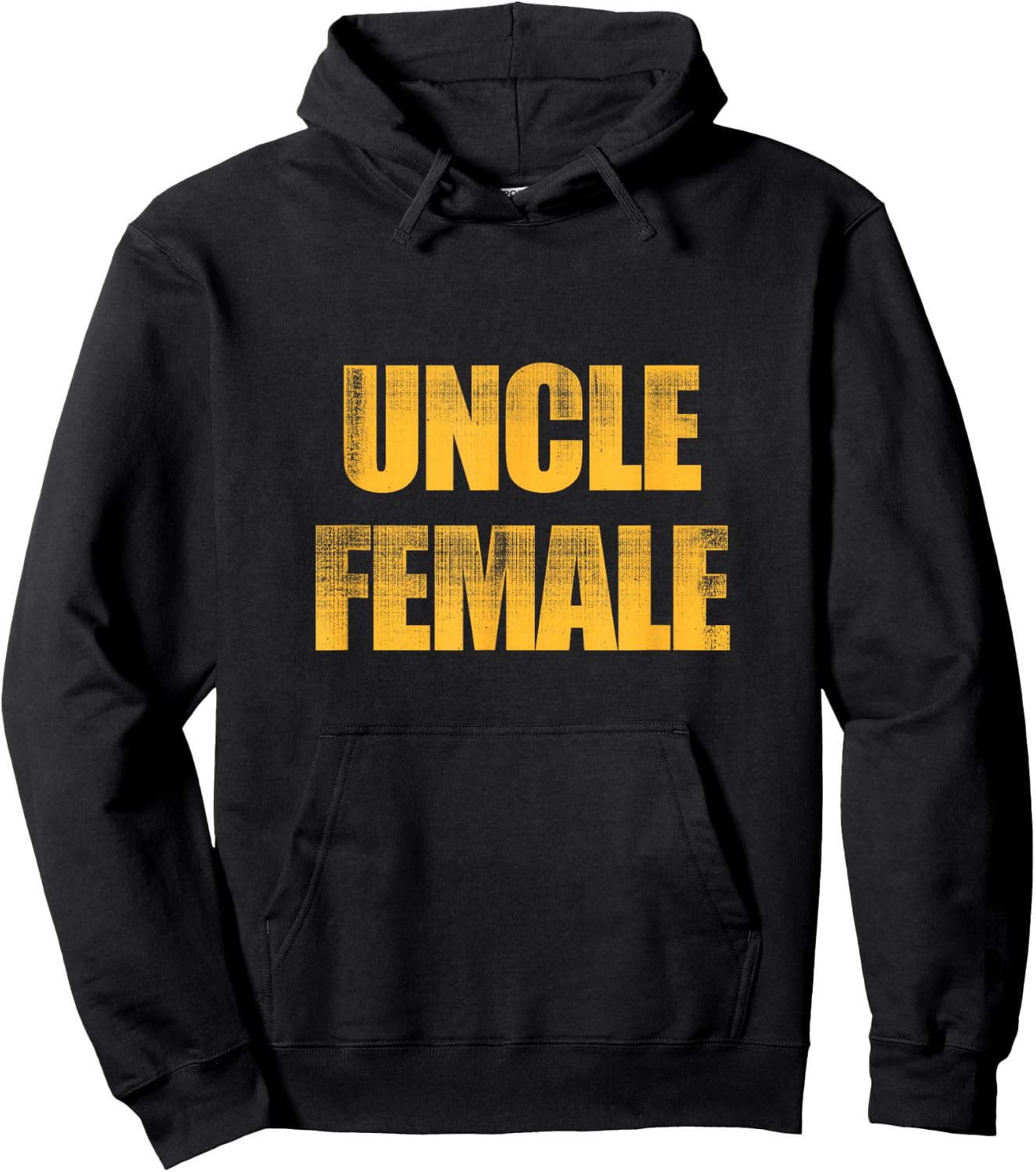 Uncle Female Aesthetic Hoodie - Hoodie | Black