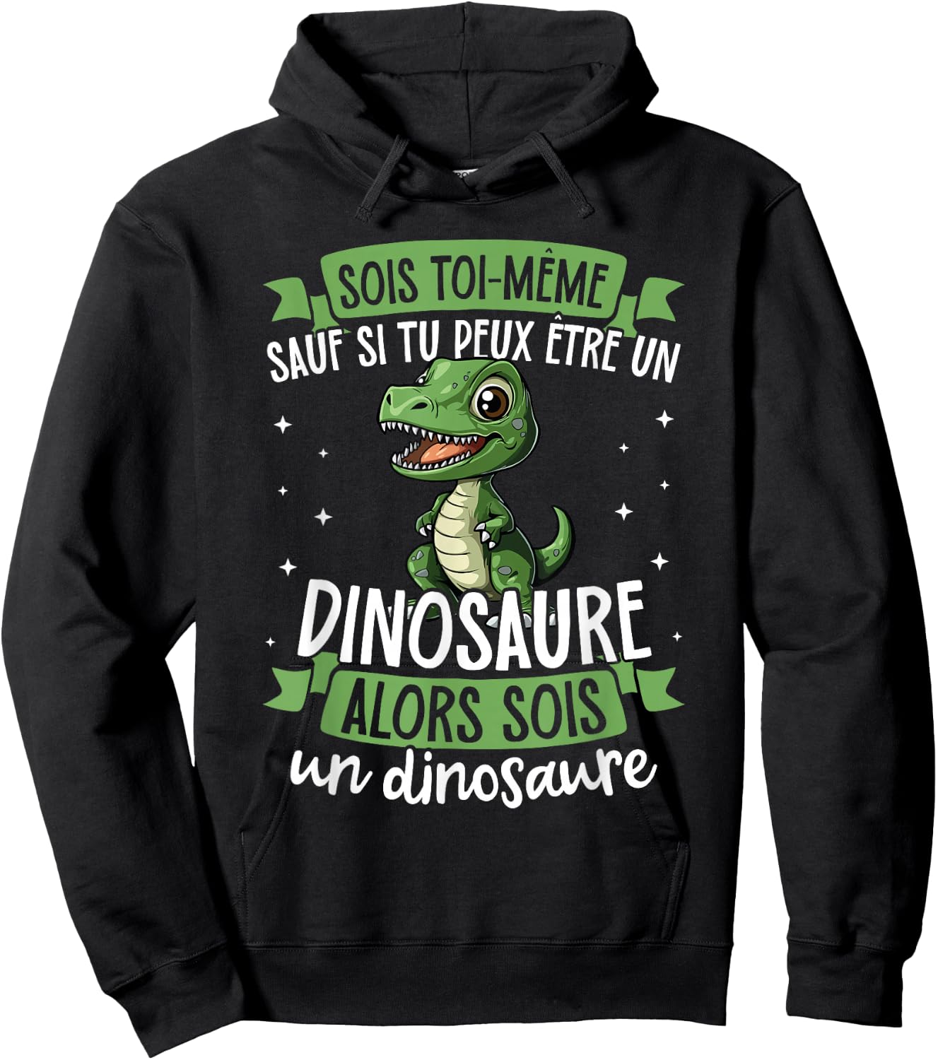 Be Yourself Unless You Can Be A Dinosaur Hoodie - Hoodie | Black