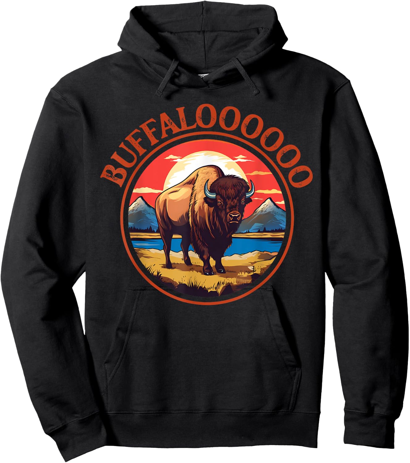 Lucky Buffalo Casino Slot Machine BUFFALOOOOO Bison Gambling Hoodie - Hoodie | Black