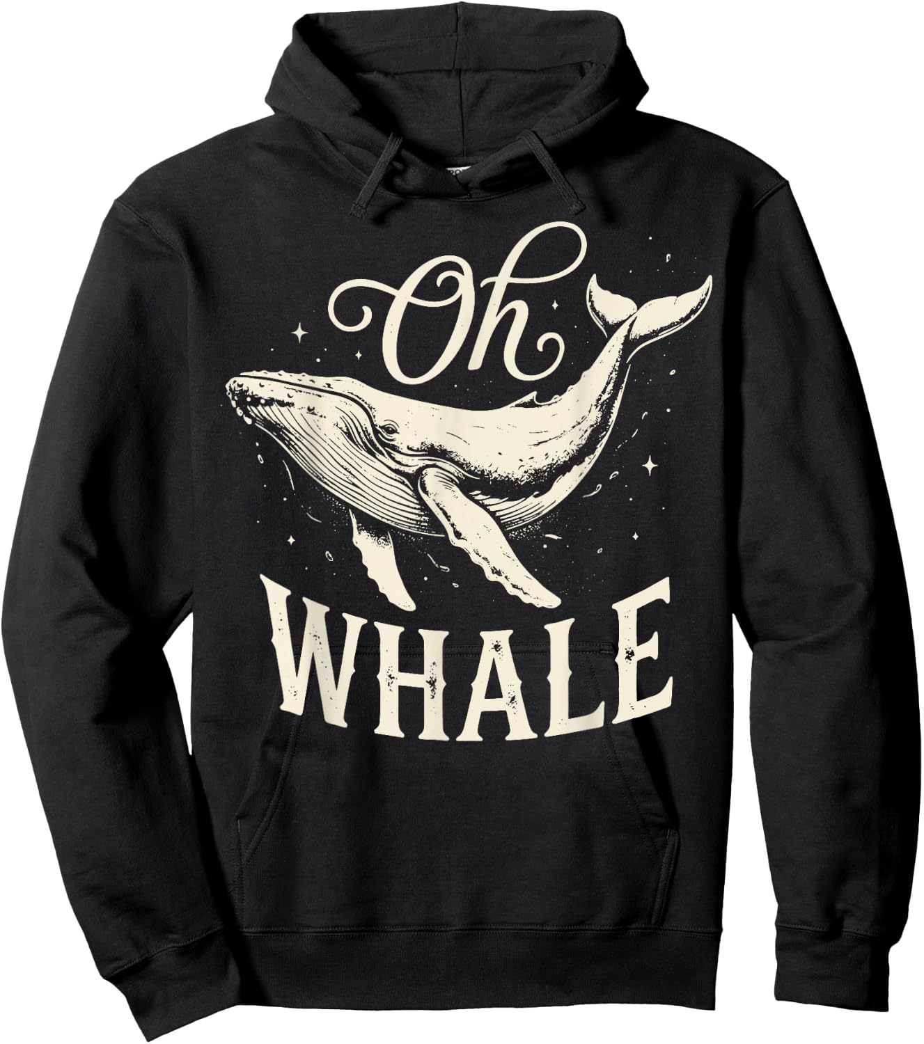 Oh Whale Hoodie - Hoodie | Black